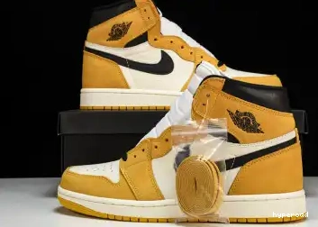 Hyperoad OGYellow Ochre High Retro 1 Jordan 0517